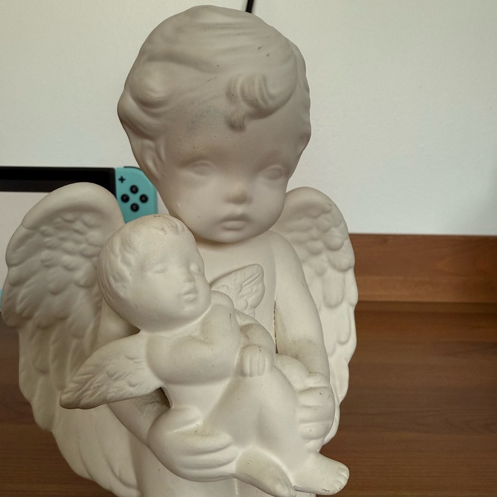 Vintage ceramic cherub